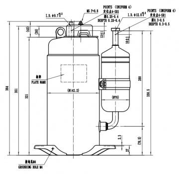 Compresor AC model AVIC C-2RN163H8W